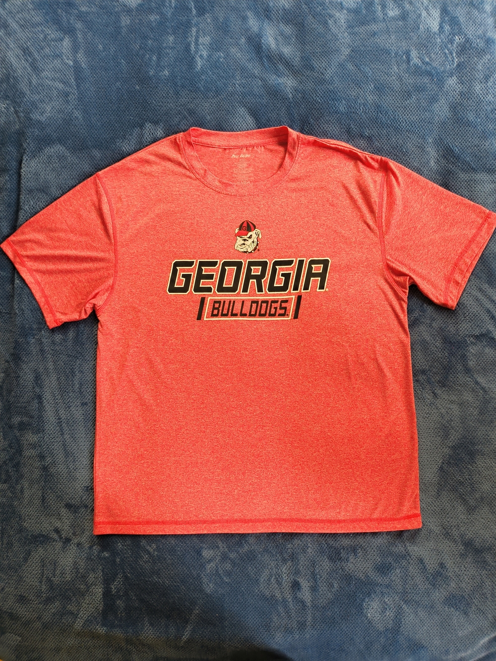 Pro Edge Georgia Bulldogs Red Graphic Short Sleeve Tee